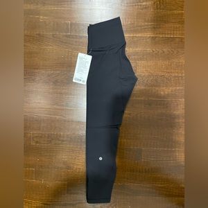 Lululemon wunder train HR tights. 25” - Black - size 6